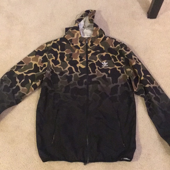 Coats | Adidas Camo Wb Jacket | Poshmark